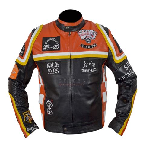 harley davidson marlboro man leather jacket replica|harley davidson marlboro man costume.